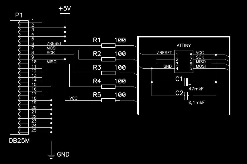 Jtag программатор схема